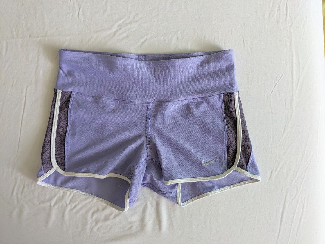 Purple nike hotsell biker shorts