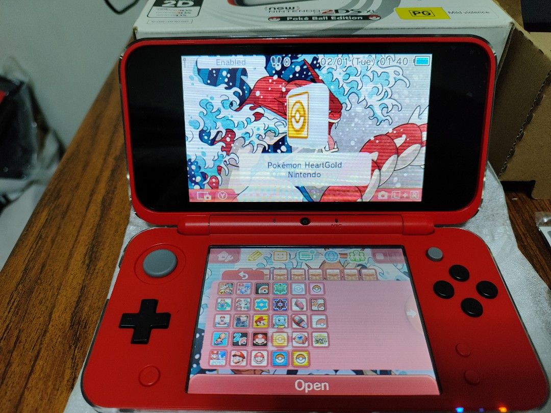 Nintendo 2ds xl pokeball sale