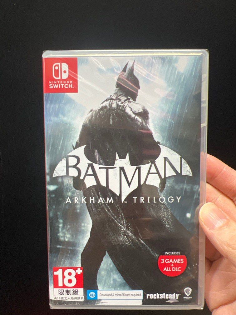 NEW AND SEALED Nintendo Switch DC Game Batman Arkham Trilogy, Video Gaming,  Video Games, Nintendo on Carousell