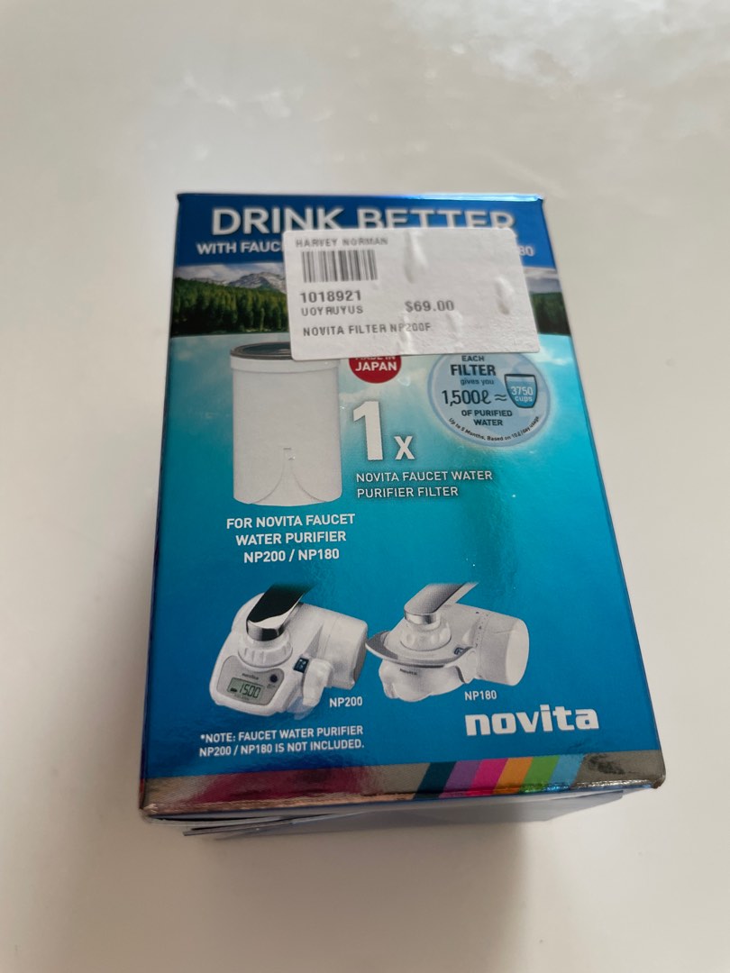 Novita NP200/NP180 faucet water purifier filter, Furniture & Home