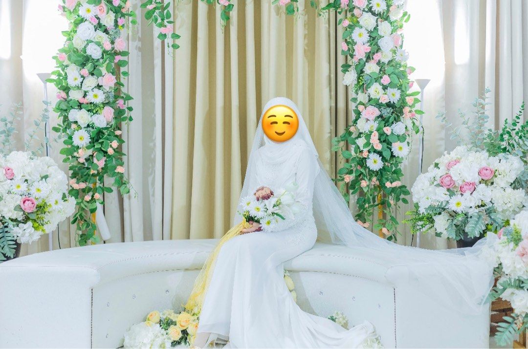 Off white cheap dresses for nikah