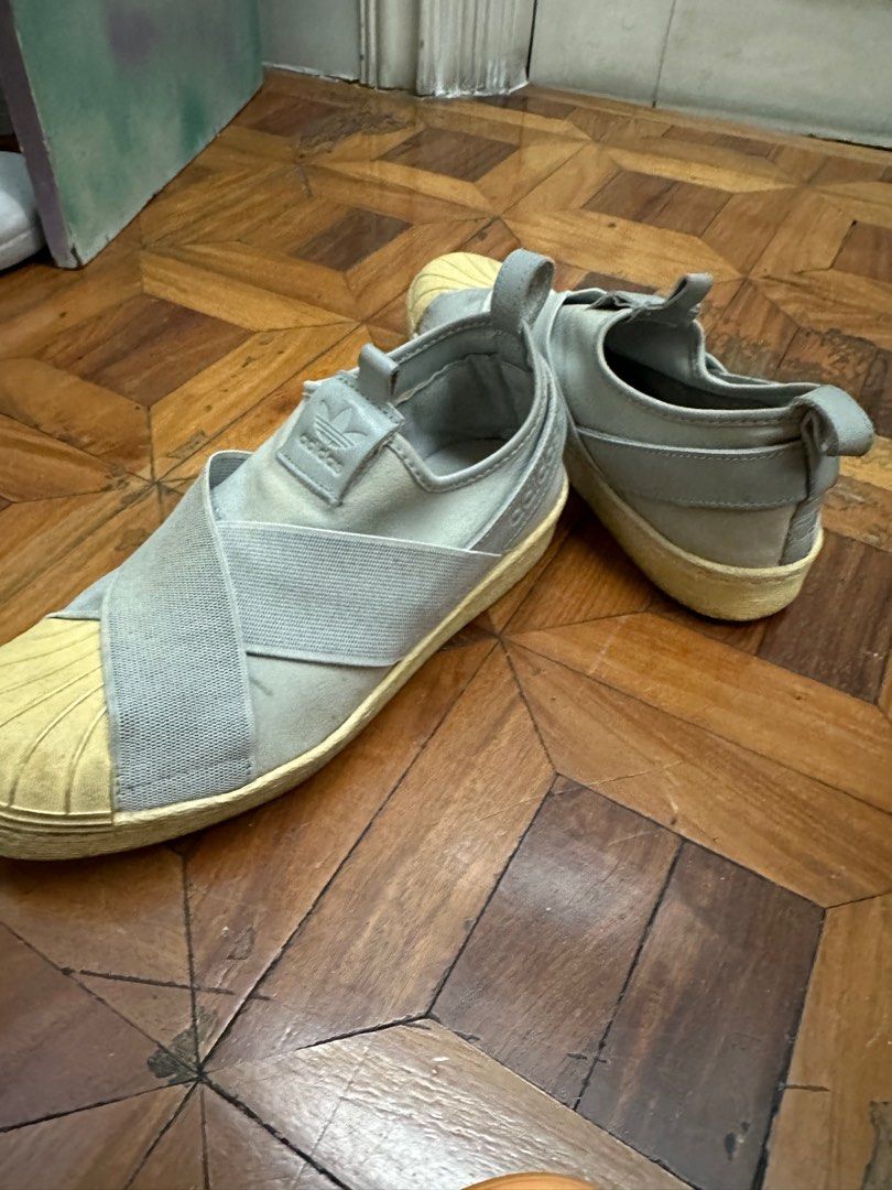 Original Adidas Superstar Slipon Grey (Category: Sneakers) located in Pasig City. Submitted by winterphoenix (Listing ID 1269837186, Image 3). Description: Very versatile color! Comfy!.