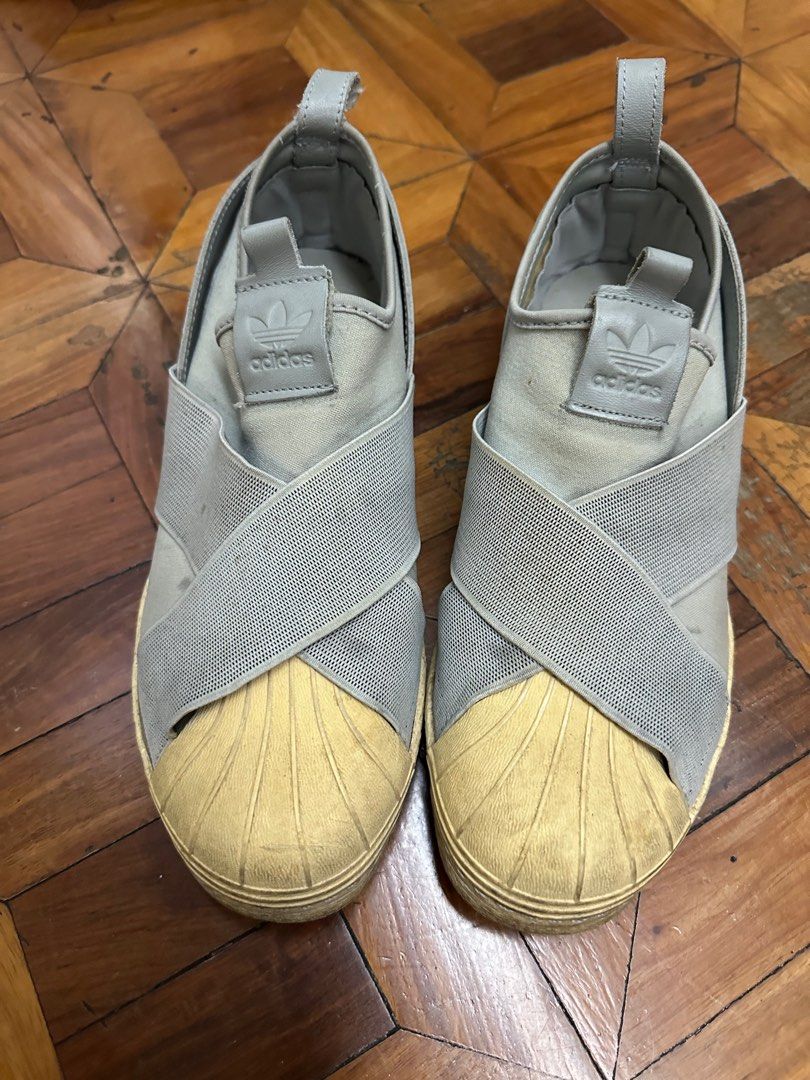 Original Adidas Superstar Slipon Grey (Category: Sneakers) located in Pasig City. Submitted by winterphoenix (Listing ID 1269837186, Image 1). Description: Very versatile color! Comfy!.