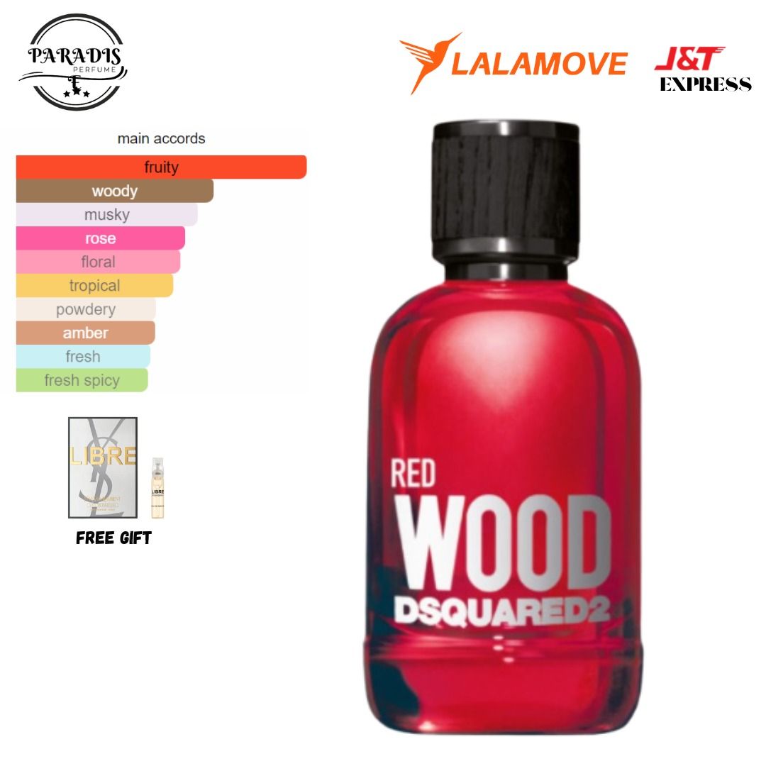 Red wood dsquared2 eau de toilette pour femme on sale
