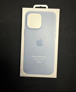 Original iPhone 14 Pro Max Silicone Case w/Magsafe Sky Blue