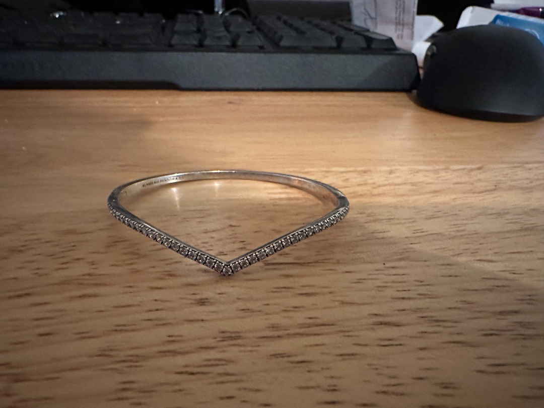 Shimmering clearance wish bangle