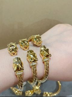 Panther Bangle 18k gold