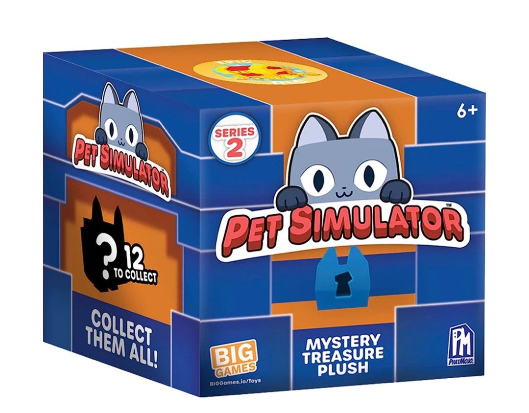  Pet Simulator X - Mystery Pet Treasure Plush 2-Pack