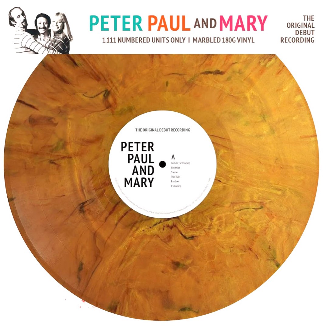 Peter, Paul and Mary Where Have All the Flowers Gone MARBLED LP Coloured Vinyl(BrandNew