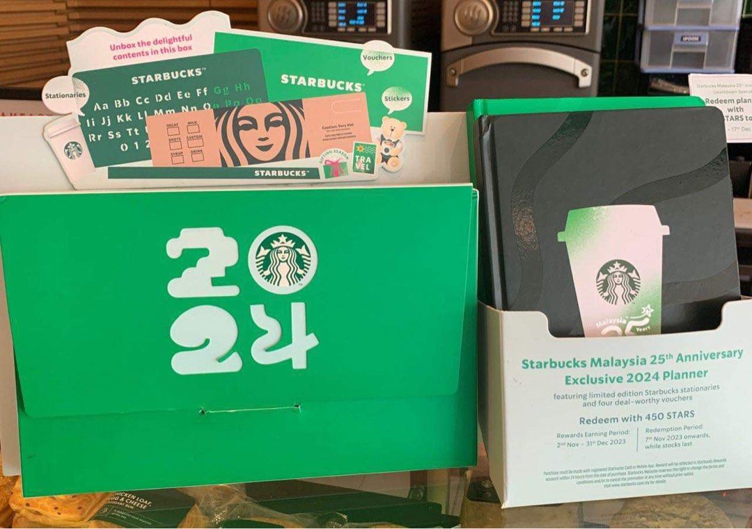 Planner starbucks 2024, Hobbies & Toys, Books & Magazines, Textbooks on