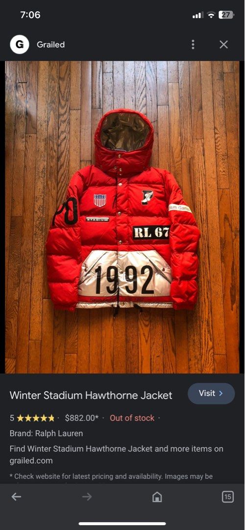 Polo ralph lauren hawthorne jacket outlet