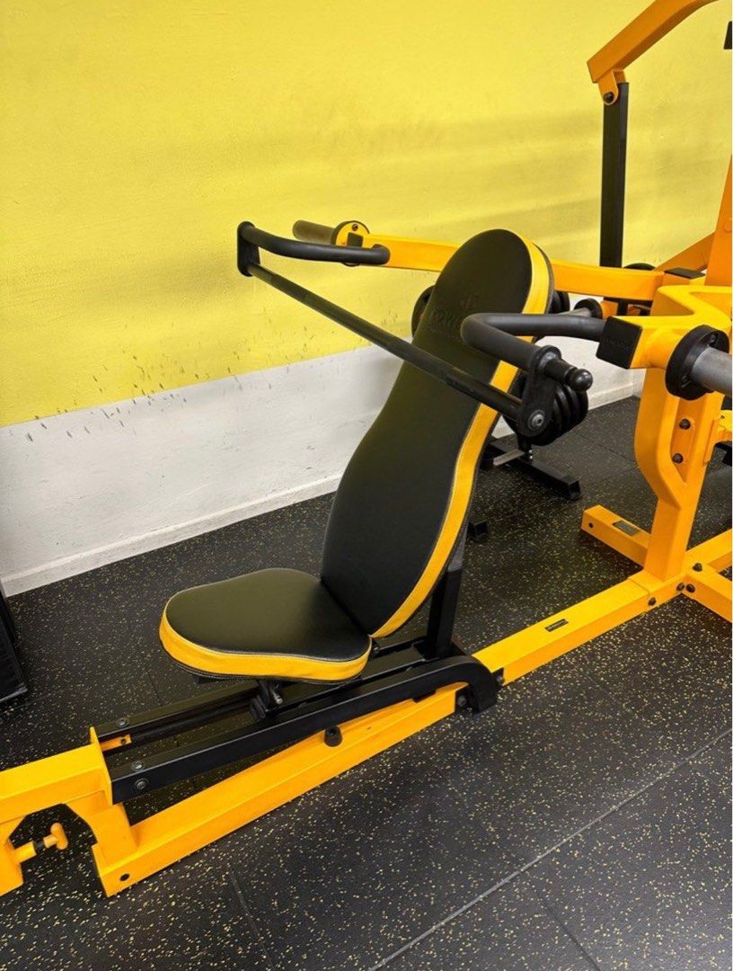 Powertec multi station system gym chest back shoulder leg lever squat calf