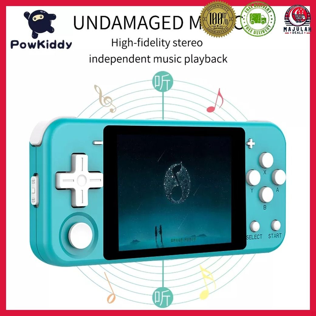 POWKIDDY Q90 Handheld Game Console 16GB A Retro Gaming Experience for