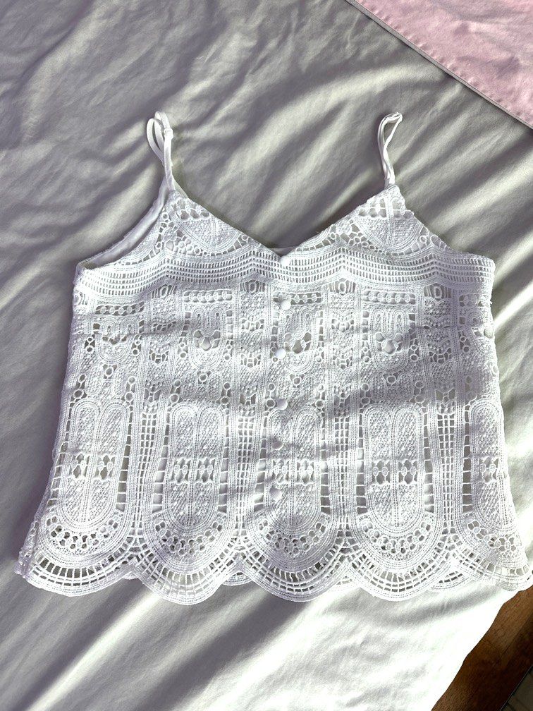 White top cheap spaghetti straps