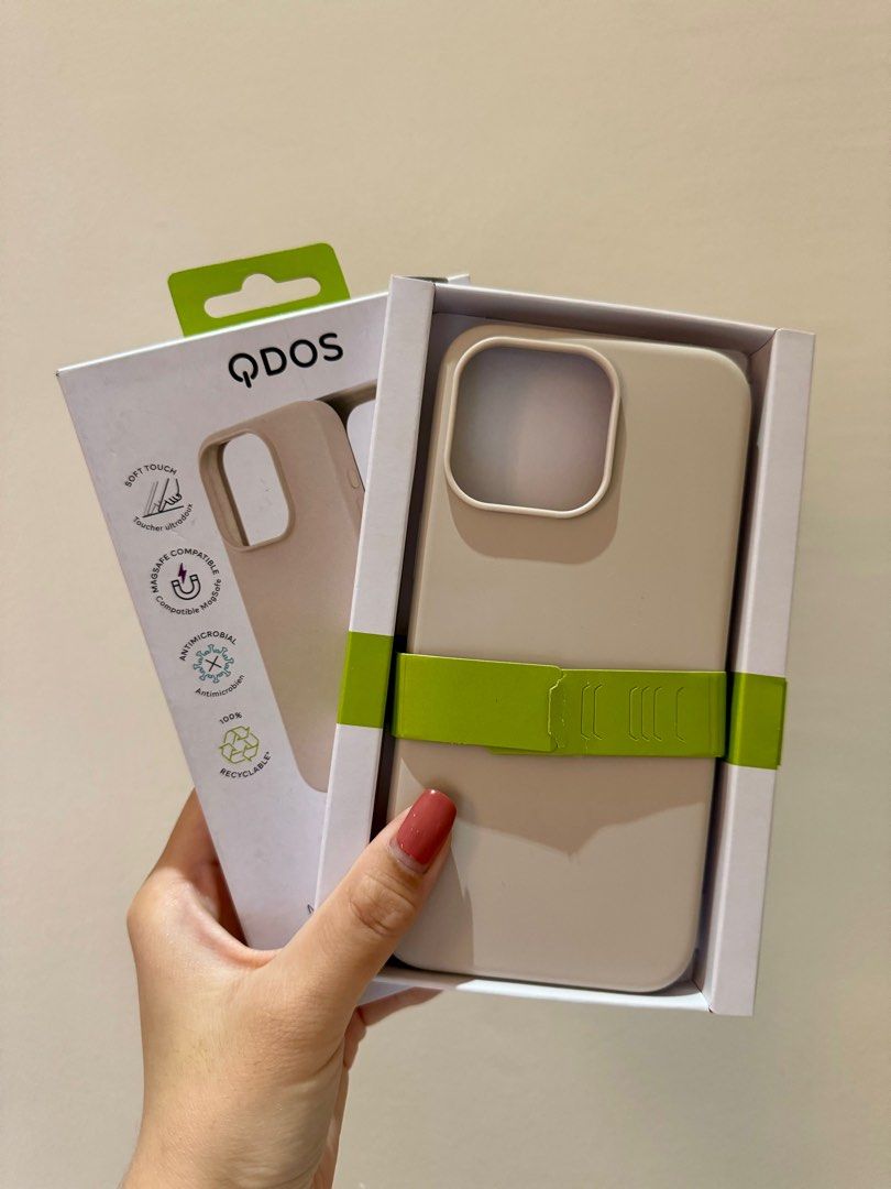 QDOS Touch Silicone Case for iPhone 15 Pro Max, Mobile Phones & Gadgets