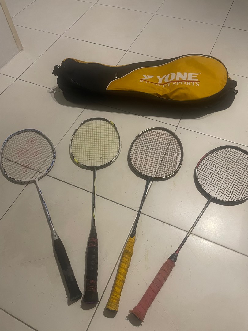 racket badminton yonex,fleet & yashino, Sports Equipment, Sports
