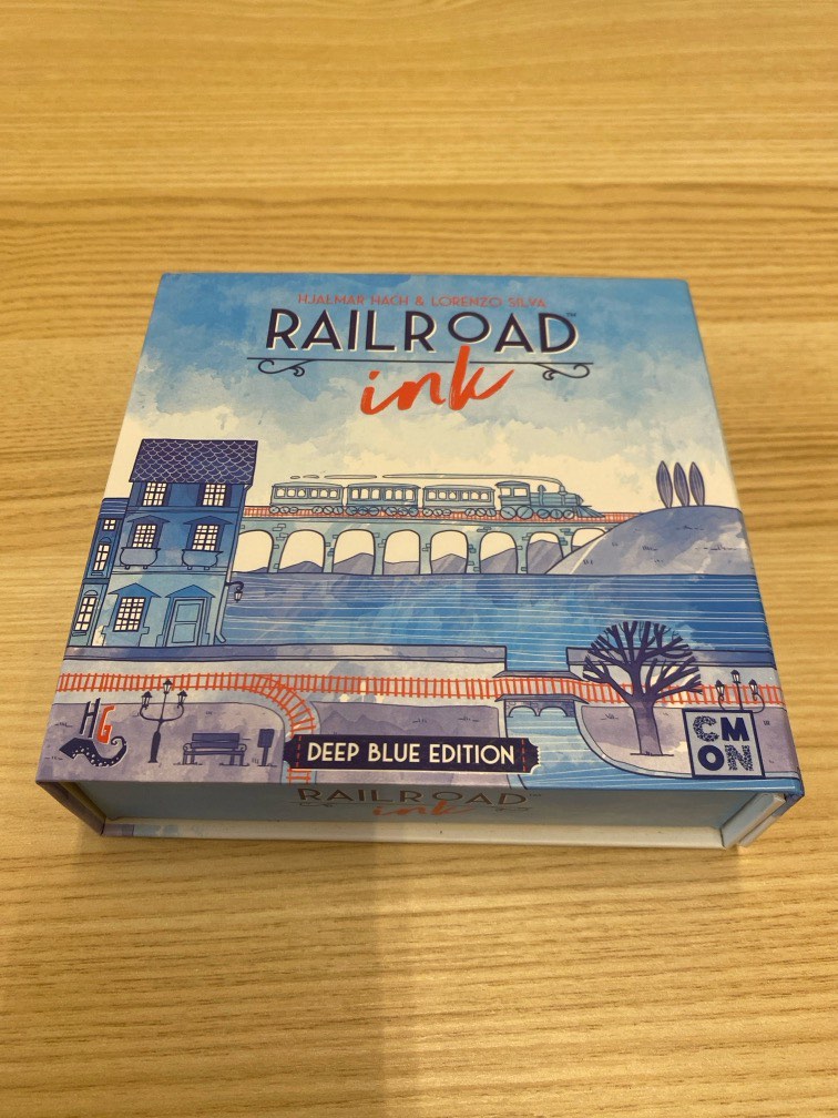 Railroad Ink Railroad Ink: Deep Blue Edition, Hobbies & Toys, Toys & Games on Carousell