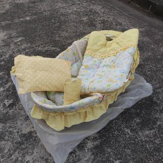 Rattan Baby Basket Carrier