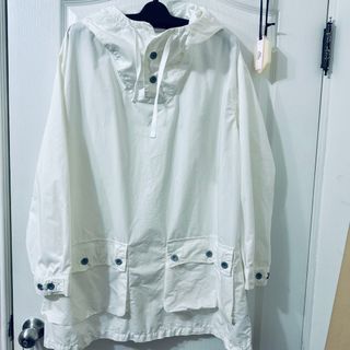 Red Seam 日本製 軍裝 軍事 套頭 寬版 白色 雪地 pullover  連帽 高端 支線 落肩 oversize 可調 Urban Research