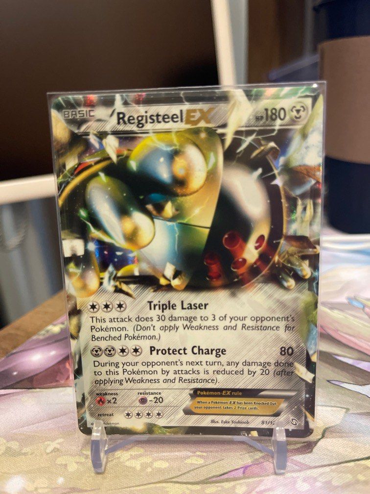 Registeel EX Dragons Exalted #81, Hobbies & Toys, Toys & Games on Carousell