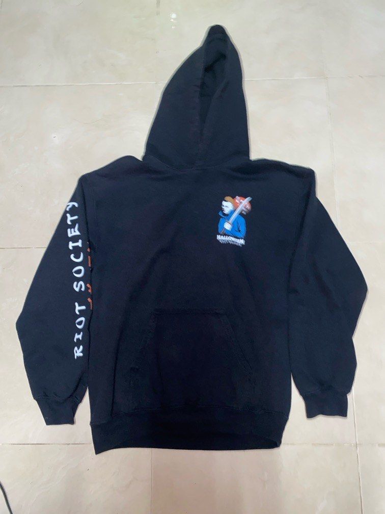 Riot society blue hoodie shop