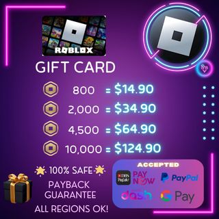 Código Roblox 100 Robux - Gift Cards - DFG
