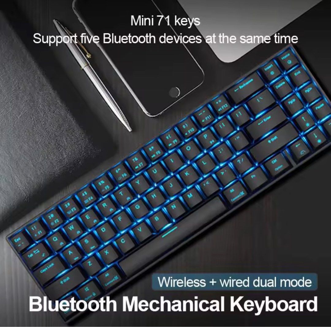 Royal Kludge RK71 wireless mechanical keyboard, Computers & Tech, Parts ...