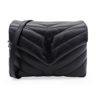 SAINT LAURENT Calfskin Quilted Monogram Loulou