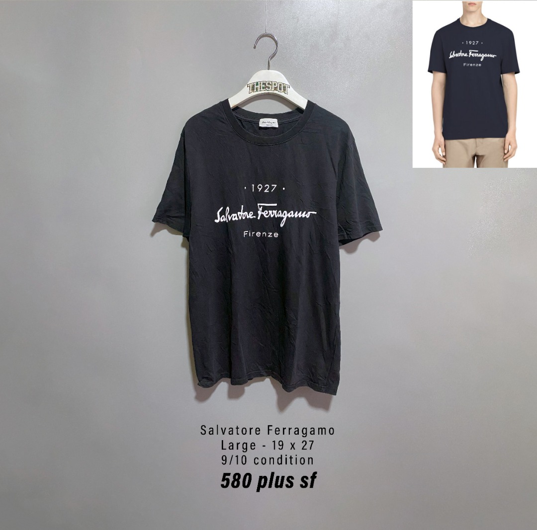 Salvatore Ferragamo Shirt, Men's Fashion, Tops & Sets, Tshirts & Polo ...