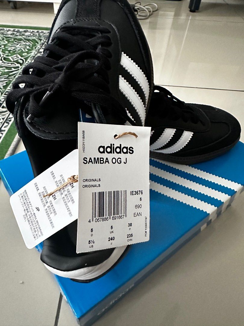 Samba OG J Men s Fashion Footwear Sneakers on Carousell
