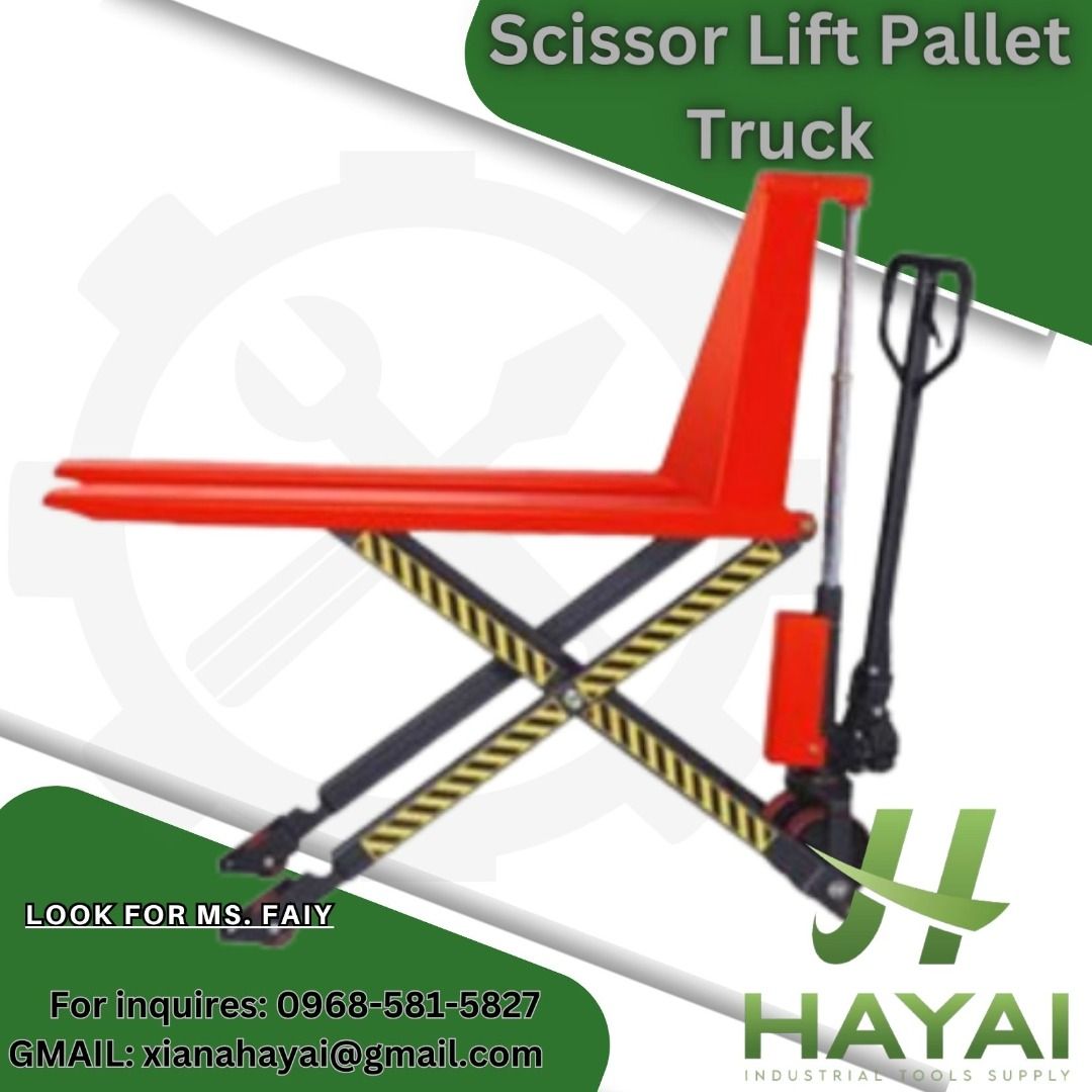 Scissor Lift Pallet Truck, Commercial & Industrial, Construction Tools ...