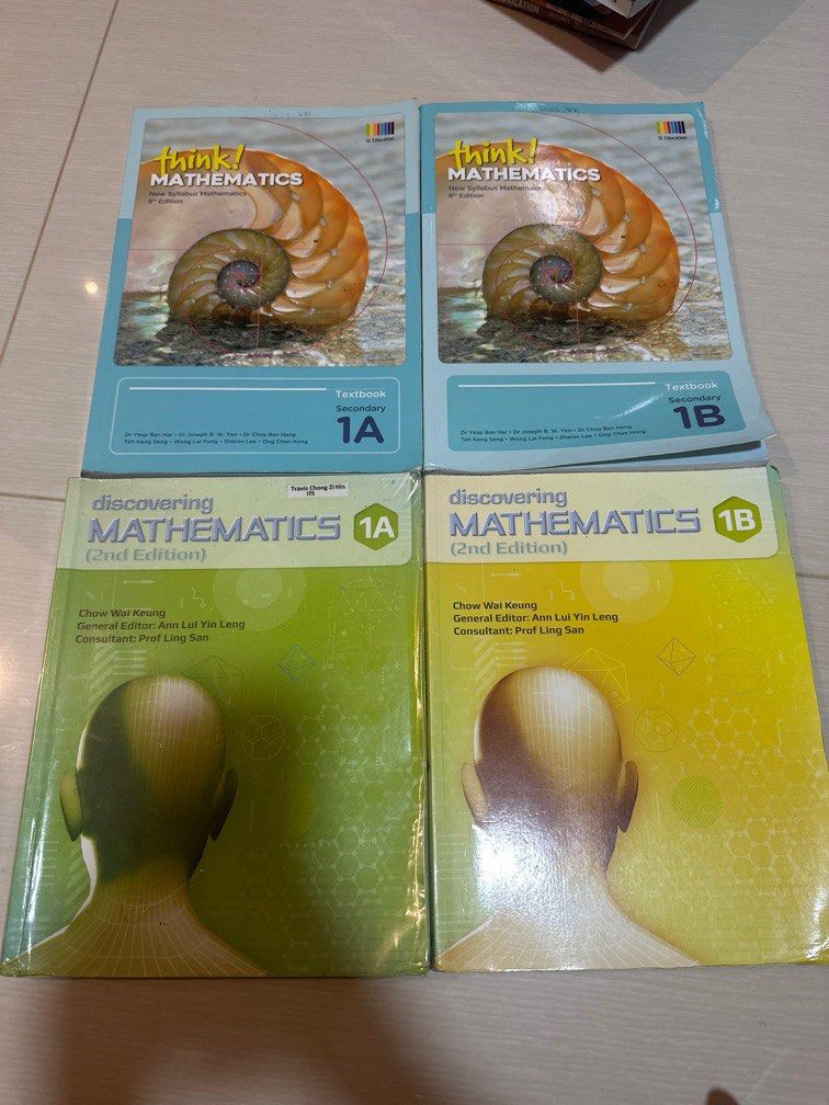 Sec 1 mathematics textbooks, Hobbies & Toys, Books & Magazines ...