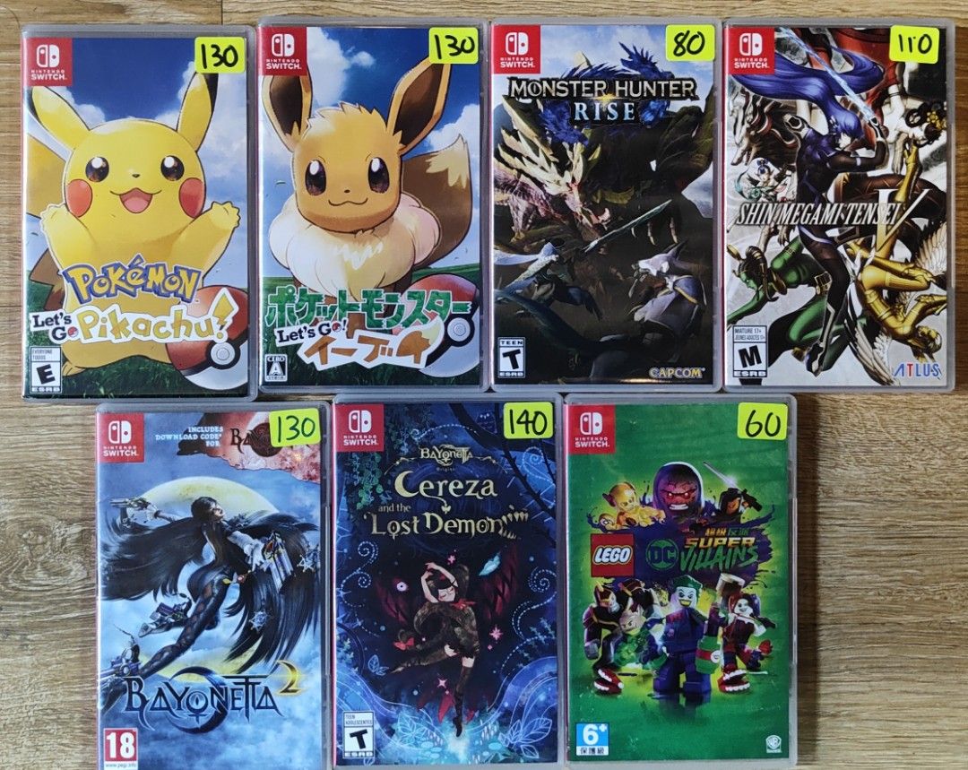 Second hand Switch games, Video Gaming, Video Games, Nintendo on Carousell
