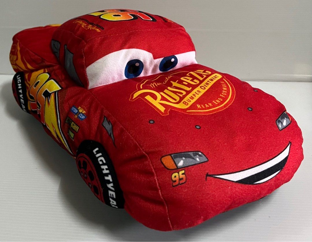 Sega Lightning McQueen Pillow Cushion Hobbies Toys Toys Games on Carousell