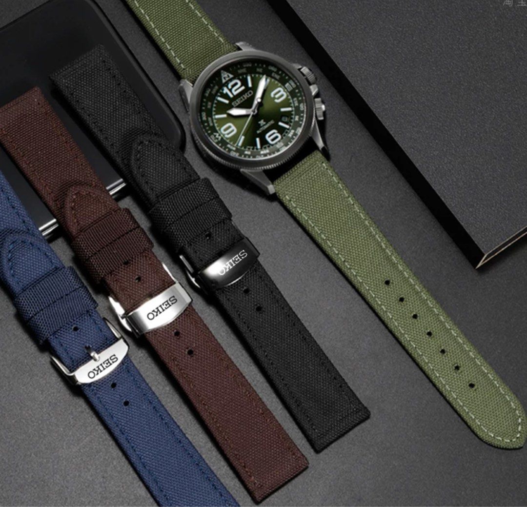 Genuine seiko leather watch straps deals