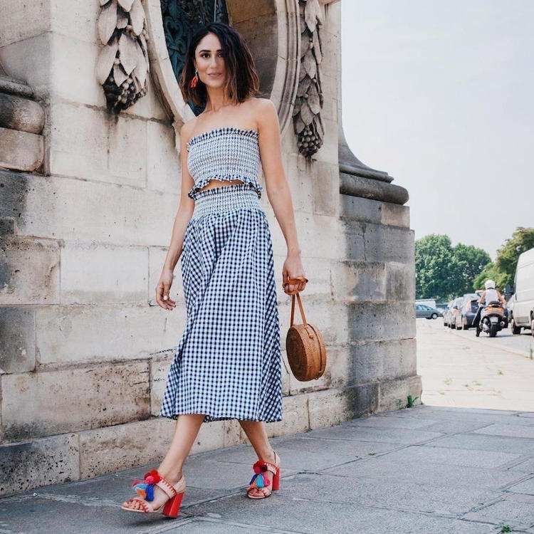 Gingham top outfit store
