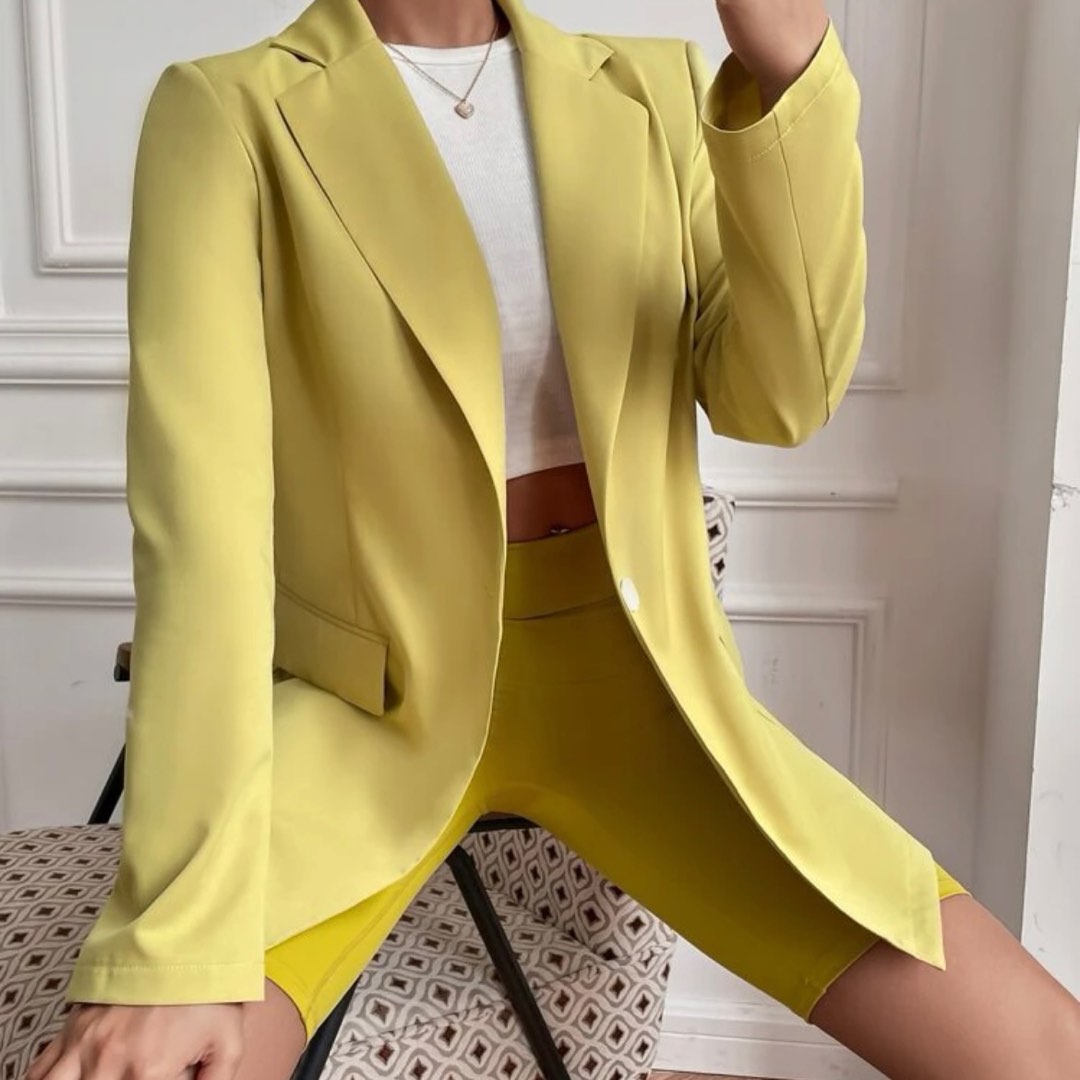 Esrin blazer yellow