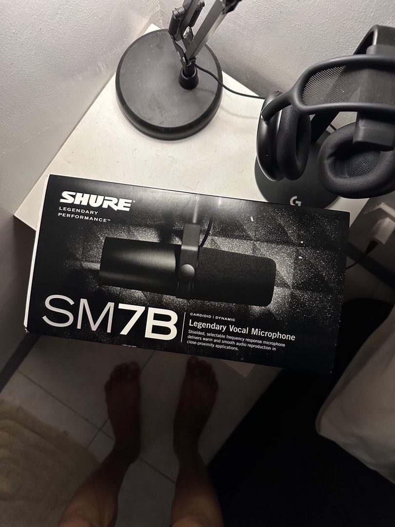 SHURE SM7B (Category: Microphones) located in Quezon City. Submitted by alexanderwayne (Listing ID 1269801700, Image 3). Description: Selling Price: 22000 Date of purchase: during pandemic Quality: Good as new (only used two or three times) Reason for selling: Need funds for an upcoming trip. Can do meetups around Metro Manila and Batangas and Cavite area.
