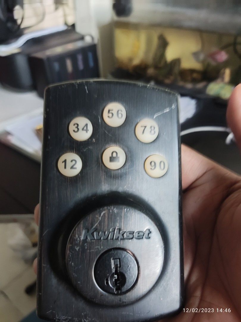 Smart door lock manual KwikSet 2 pcs (Category: Locks, Doors & Gates) located in Makati City. Submitted by paulmirabueno (Listing ID 1269880307, Image 3). Description: Smart door lock manual KwikSet 2 pcs 9/10 condition Function are still good and lock set is still accurate 3,500 pesos if 1 set only used at condo unit Location: 31st east Rembo, Taguig DM DM DM For more information.