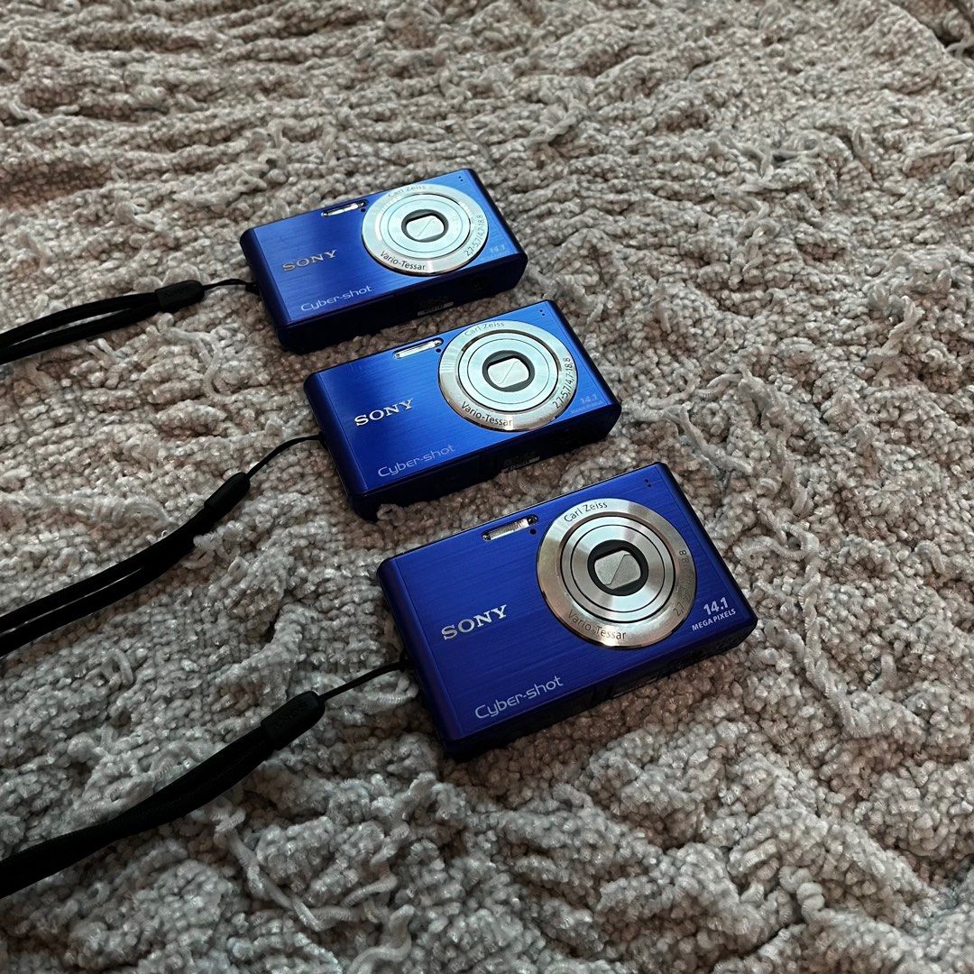 Sony Cybershot DSC W530 W550 Blue Digital Camera Digicam CCD