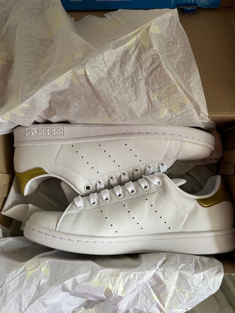 Jual adidas stan smith gold top