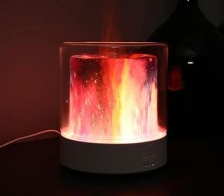 Star Sky Aromatherapy Humidifier Essential Oil Aromatherapy Lamp Ultrasonic Home Silent Small Flame