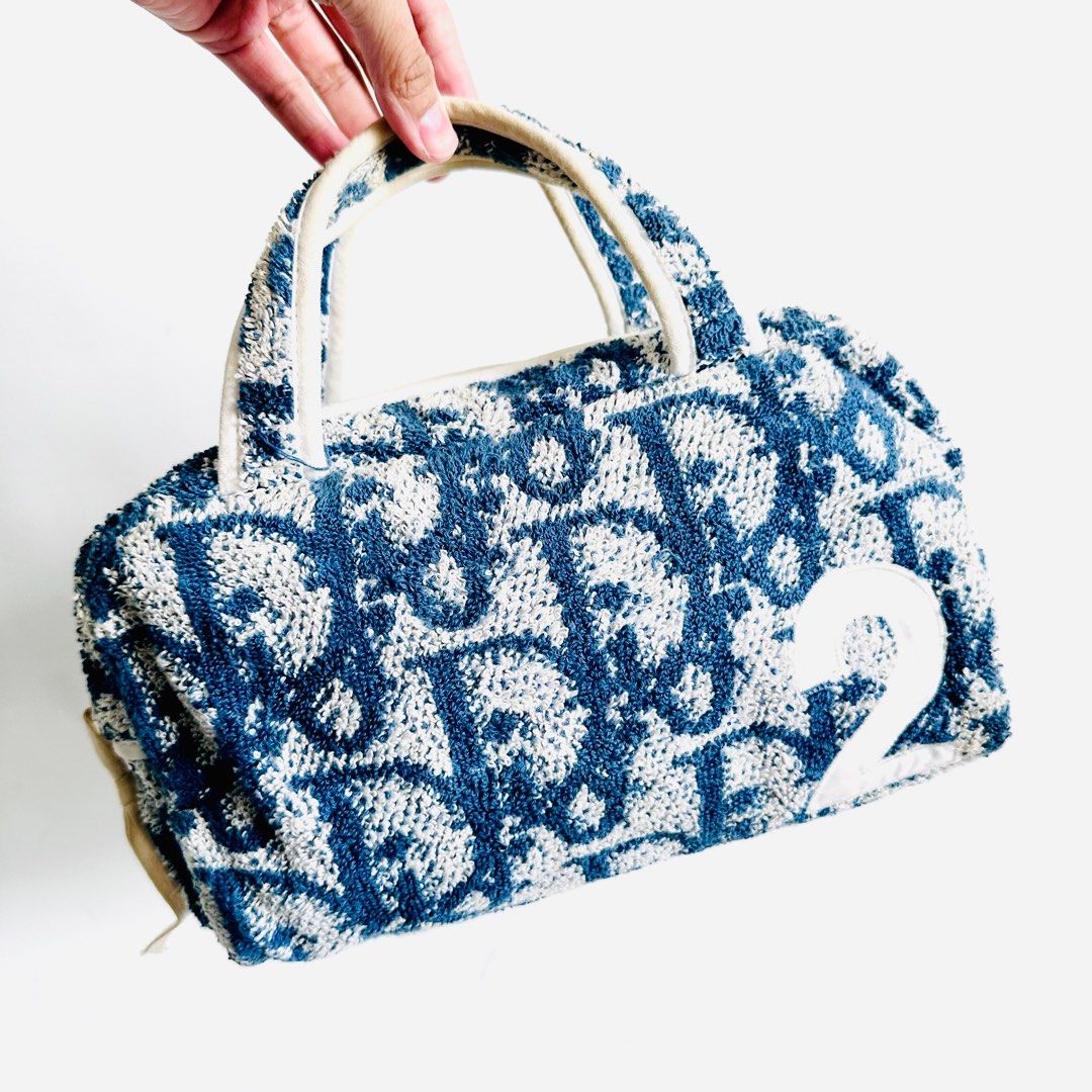 Christian dior navy blue bag online