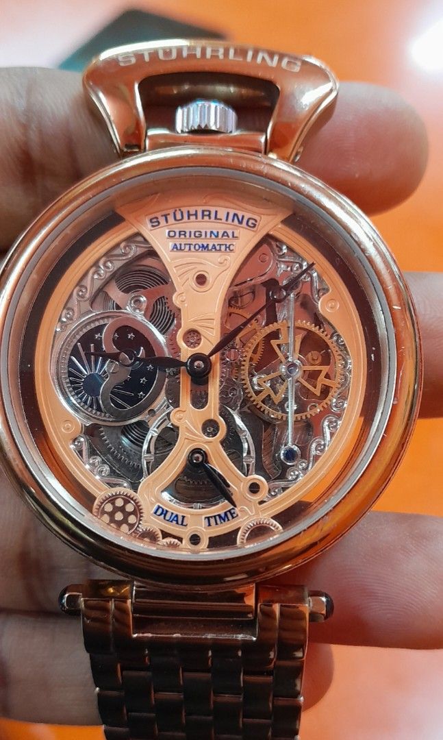 Stuhrling legacy Automatic dual time mens watch Men s Fashion