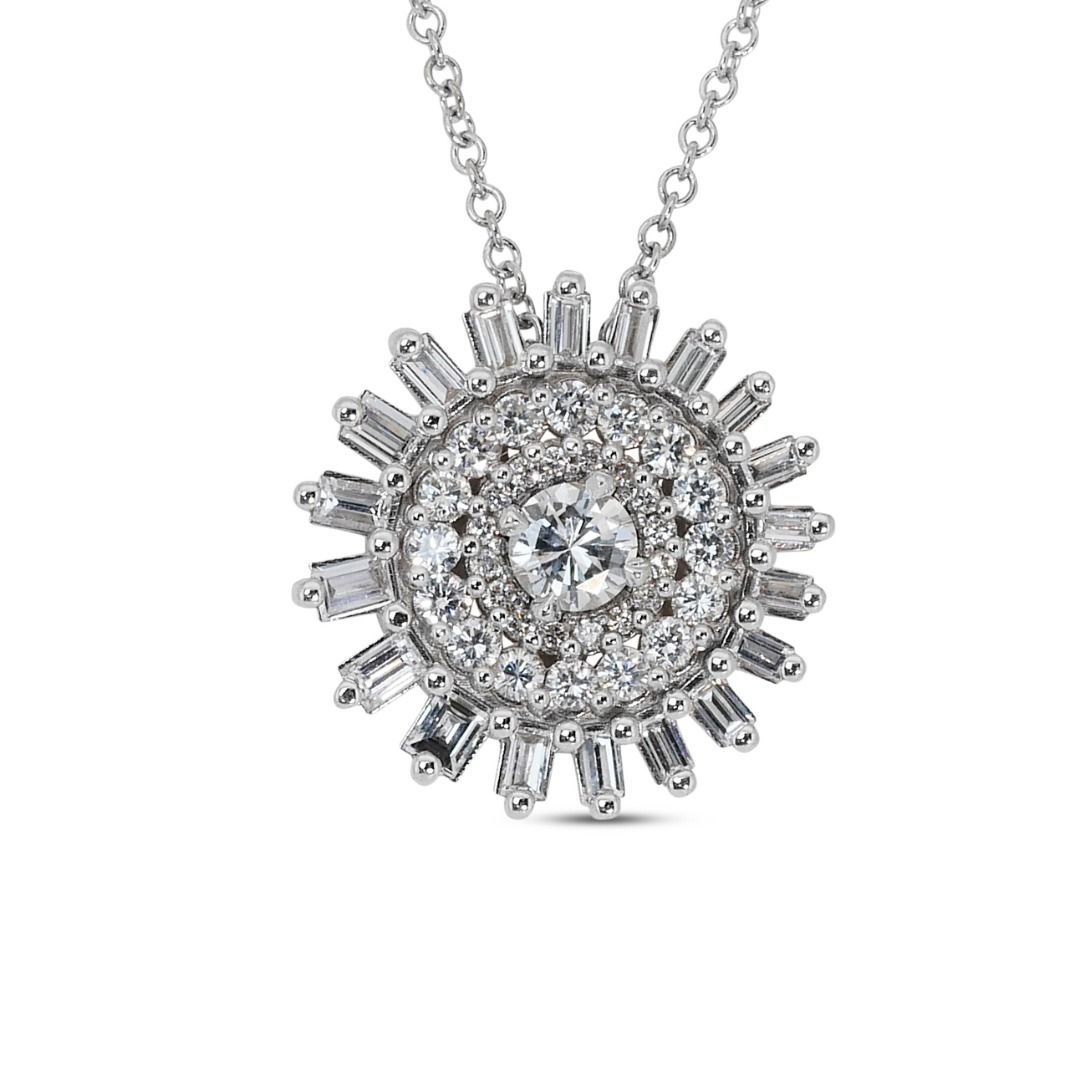 White gold and diamond necklaces online