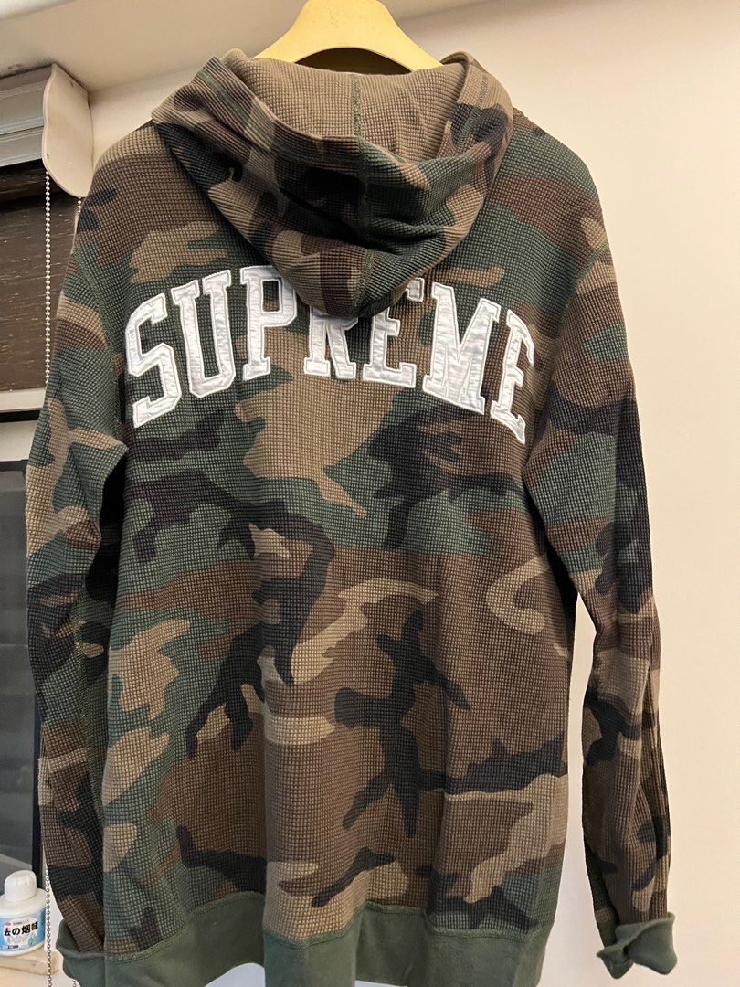Supreme hooded waffle thermal new arrivals
