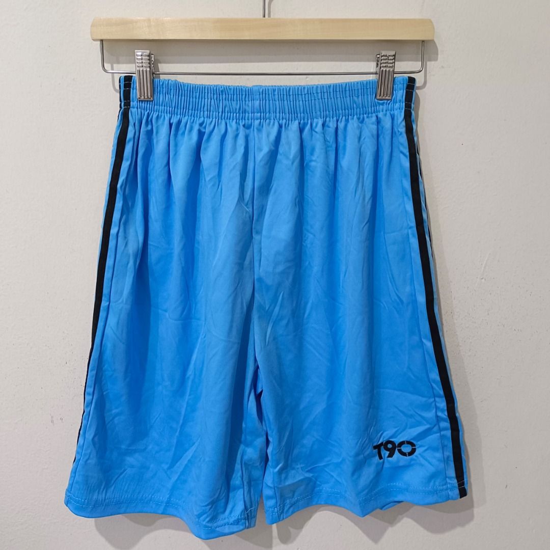 T90 Blue Shorts Pants Sportswear Sports Apparel Seluar Pendek