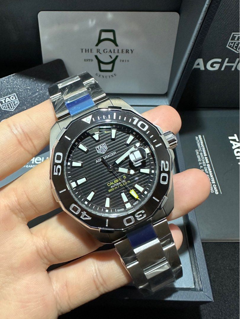 Tag heuer aquaracer deals 43mm calibre 5