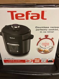 TEFAL Home Chef Smart Electric Pressure Cooker CY601D Nonstick Bowl 15+2 Programs,12 Safety Features