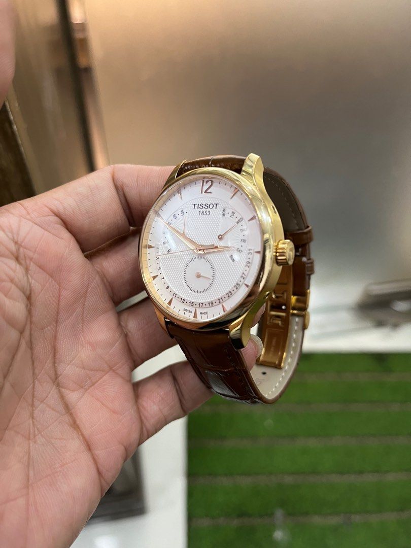Tissot perpetual calendar online rose gold